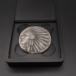 Engraved Native American Chief Coin - Image 4