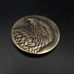 Alternative view of American Bald Eagle Coin