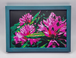 Vivid Bloom: 3D Layered Floral Relief