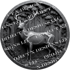 Axis Deer Depthmap Image For Fiber Laser