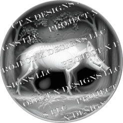 Alternative view of Hog X-Ray depthmap image for fiber laser