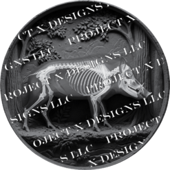 Hog X-Ray depthmap image for fiber laser