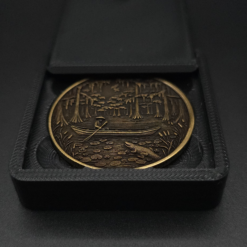 Rustic Cabin Brass Coin - Image 4