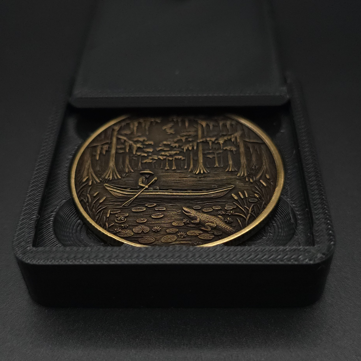 Rustic Cabin Brass Coin - Image 4