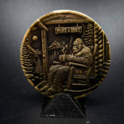 Bigfoot Peace & Quiet Coin