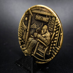 Alternative view of Bigfoot Peace & Quiet Coin