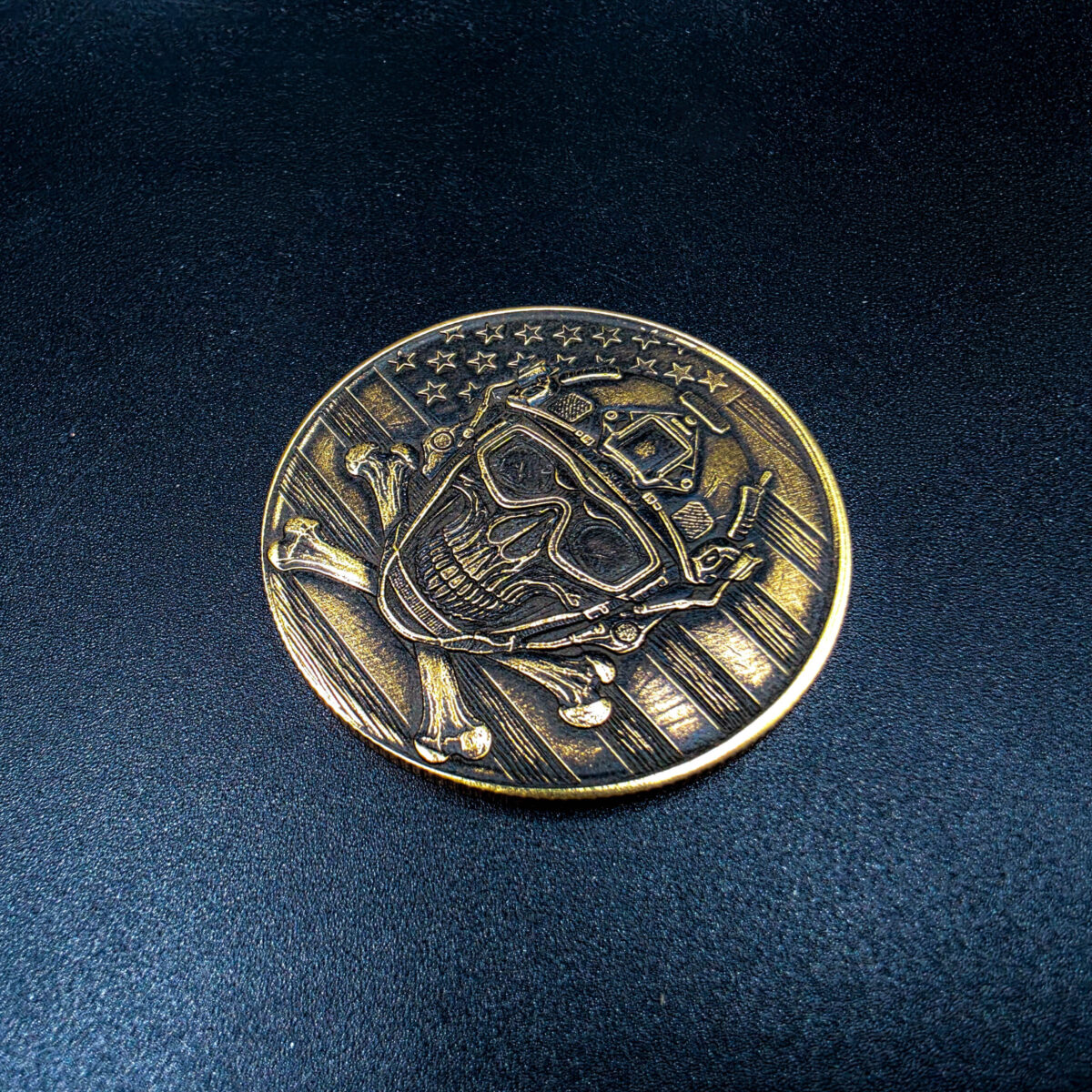 Tactical Operator Skull Challenge Coin - Image 3
